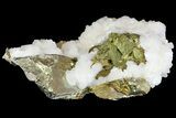 Pyrite, Chalcopyrite and Calcite Association - Peru #149723-1